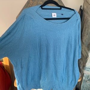 Sz Lg Oversized Blue Sweater